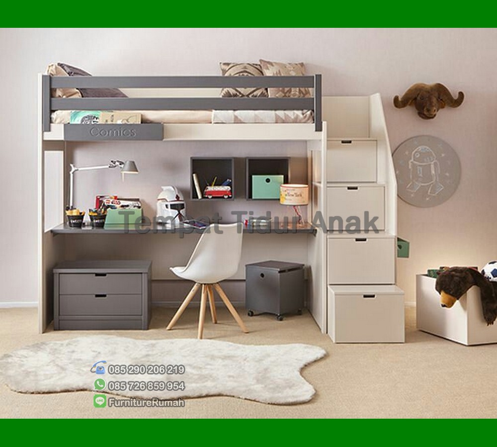 Tempat Tidur Anak Ikea FK TA 317 Furniture Kayu Jati Jepara
