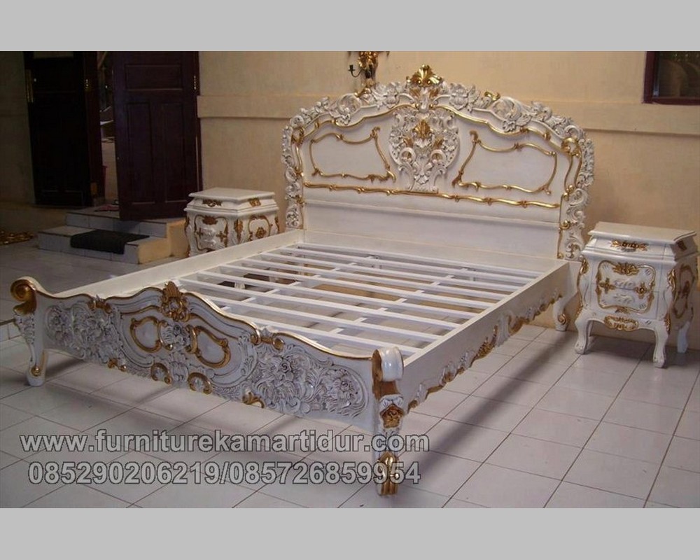 Furniture Kamar Tidur Set Tempat Tidur Racoco Ukiran Jepara FK KS 155