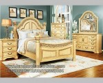 Indo Furniture Set Kamar Tidur Queen Duco Putih Mangkak FK KS 199